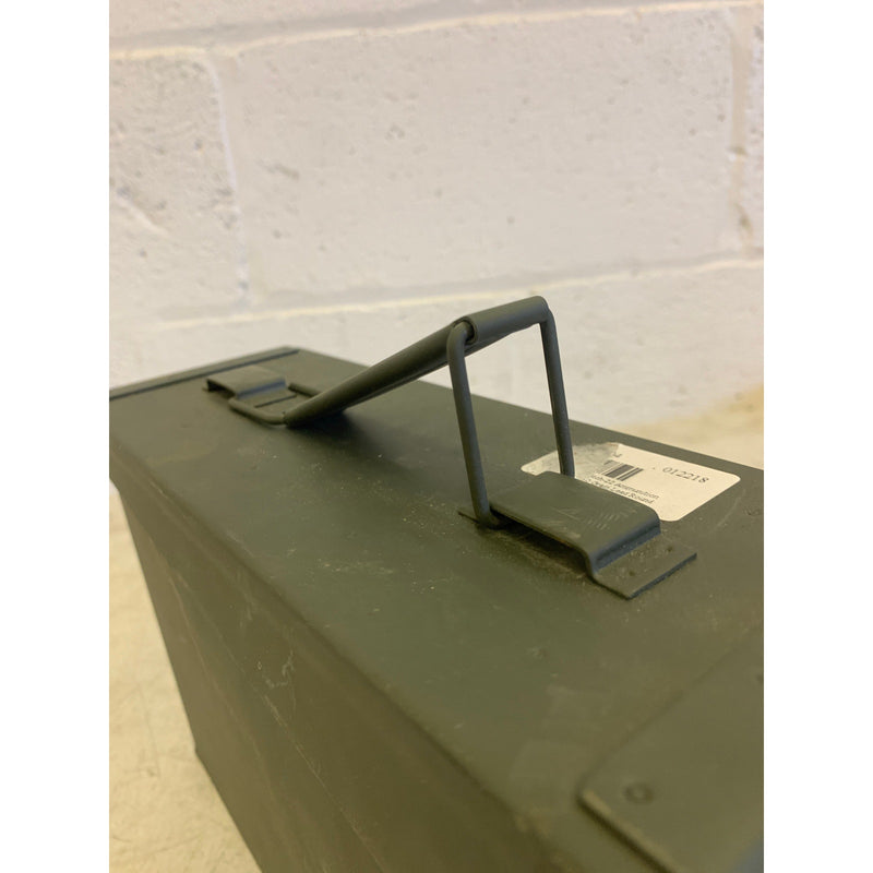 Metal Ammo Storage Box - .30 Cal Green Locking Steel Ammo Can 17 M19A1 Green