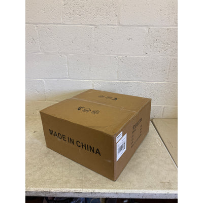 Boho Wood Beaded Ceiling Fan with Light and Remote, 19" Caged Ceiling Fan White