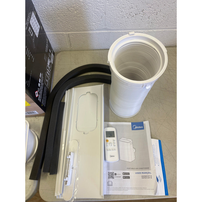 Midea Smart Air Conditioner 10,000 BTU DOE Portable w Wheels 450 SqFt, Unit Only