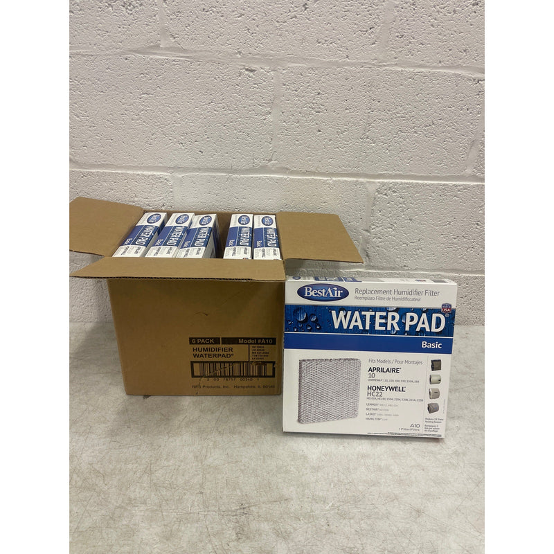 6-PACK BestAir A10 Replacement Water Pad For Specific Aprilaire, Honeywell