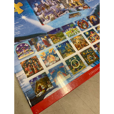 Eurographics Puzzles Nativity 50pc Puzzle 24 Day Advent Calendar