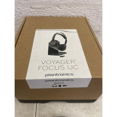Auriculares USB Bluetooth Plantronics Voyager Focus, 12 horas de conversación, color negro, B825