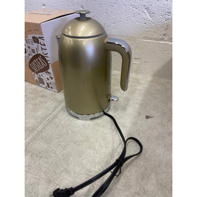 SUSTEAS Electric Kettle 57oz Hot Tea Kettle Water Boil Stainless Steel - Gold