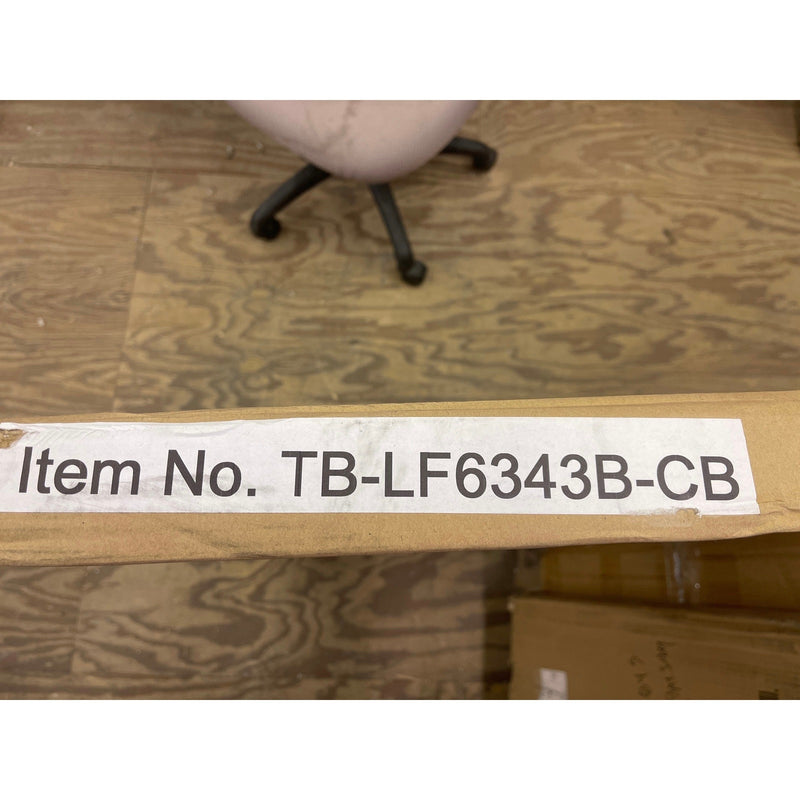 Flexispot Desk Top Only No Frame, L-shaped 63" x 42" x 1" Black
