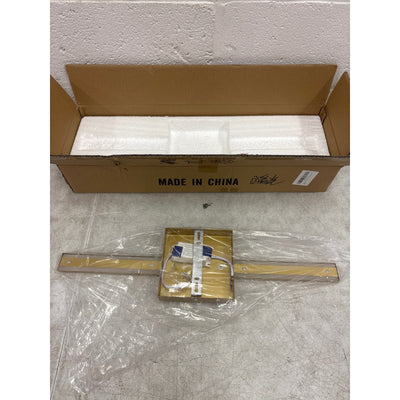 Flush Mount LED Wall Sconce 23.5" CraftThink Gold Bar, Wall Lights, Modern