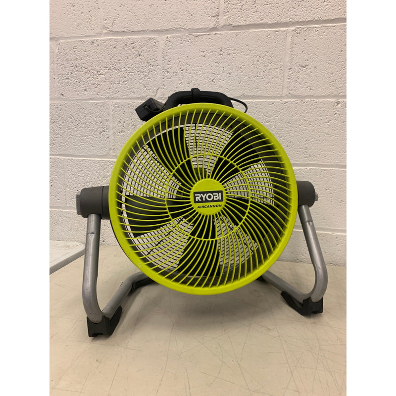 RYOBI 18V Cordless WHISPER SERIES Air Cannon Fan FAN & CORD ONLY PCL813B
