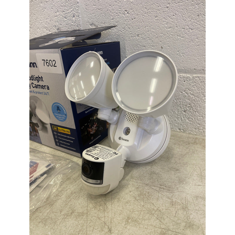 Swann Wi-Fi 4K UHD Security Camera, Surveillance Dual Floodlight, Night Vision