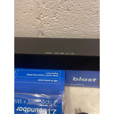 Onn. 32" 2.1 Soundbar with 2 Speakers, Bluetooth, 480 Watt, SOUNDBAR ONLY