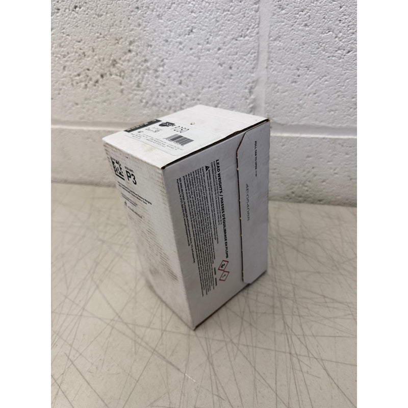(50 pcs) Perfect Equipment P250: Lead Uncoated P Series Wheel Weight 2.50 Oz