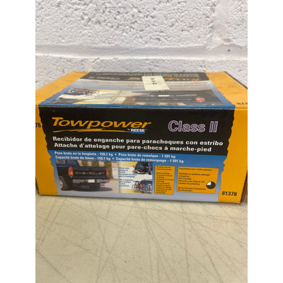 Reese Towpower Class II Step Bumper Receiver Hitch, Black 81378