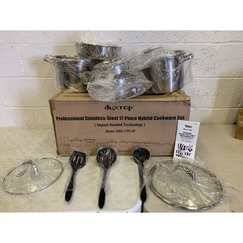 Duxtop 17PC Professional Stainless Steel Induction Cookware Set