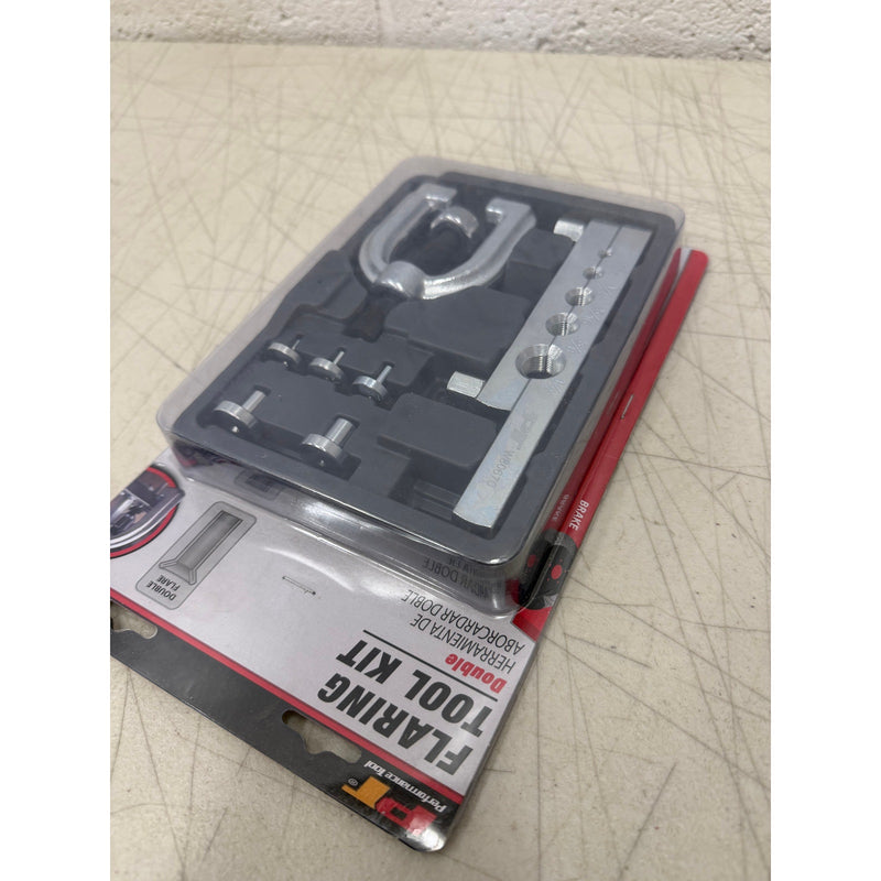 Performance Tool 7pc Double Flare Tool, Lever Lock Flaring Bar & Case W80670