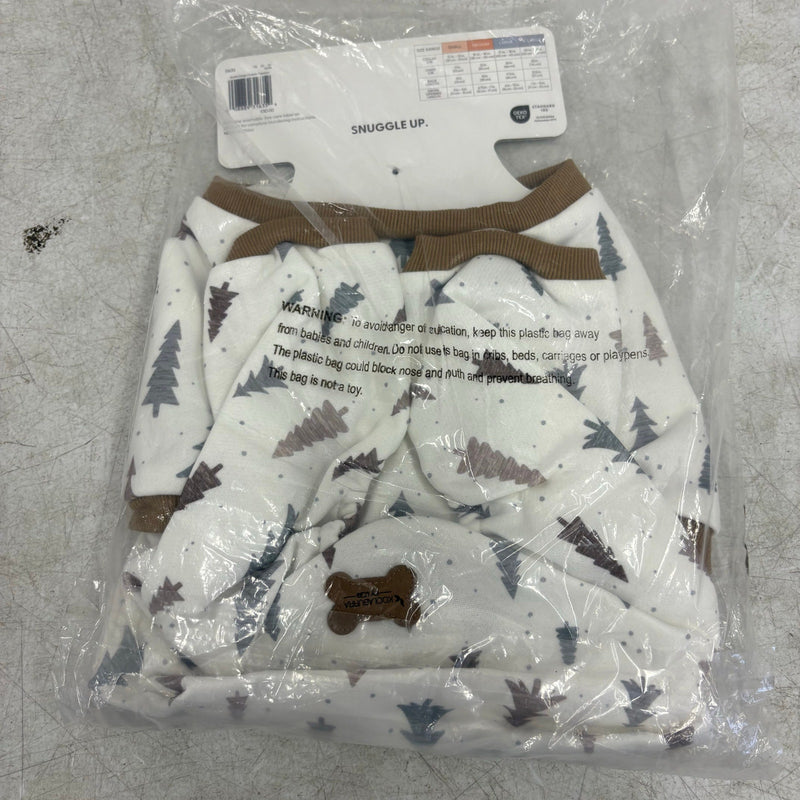 Koolaburra UGG Pet Jayla 1-Pc Pajama Dog Jacket 17-18" Collar, Tree Design Large