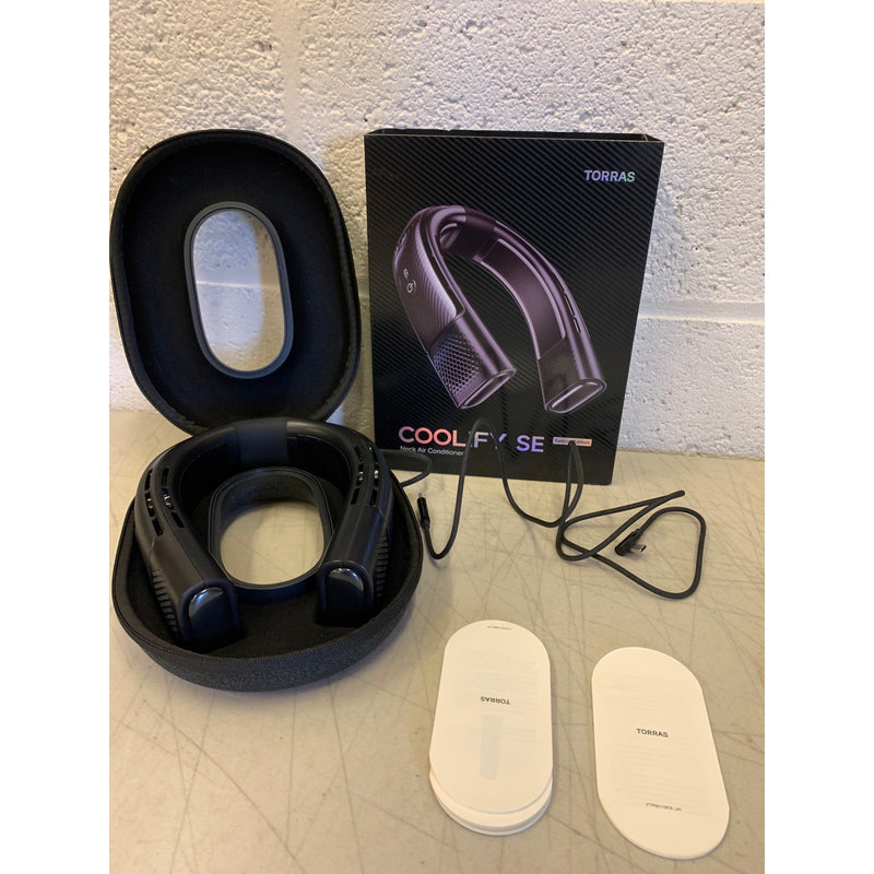 TORRAS Portable Neck Fan, COOLiFY® SE Wearable Neck Air Conditioner, Black
