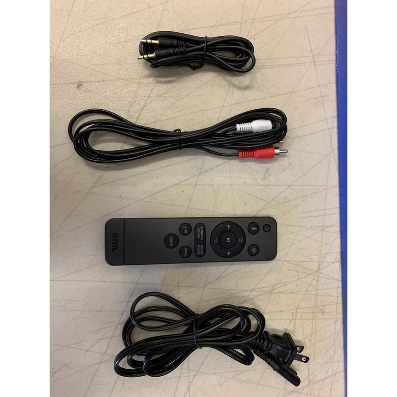ONN 2.0 Soundbar 2 Speakers 30 Inches, 120 Watt, with Remote, Black