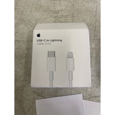 Apple USB-C to Lightning Cable 2 Meters - A2441 - White iPhone Charger