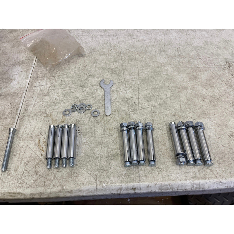 GARVEE 4-Pack 4.5" Diameter Safety Steel Bollard Posts for Security 36" Tall