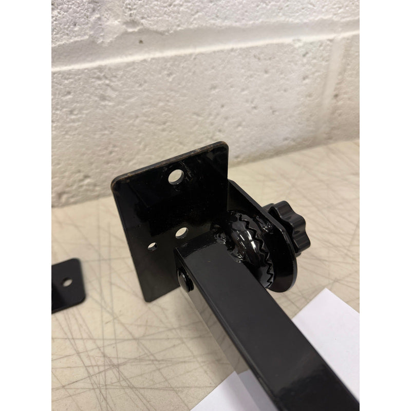 Tattoo Armrest Stand, Adjustable Height & Tilt, Rubber Anti-Slip Pad - Black