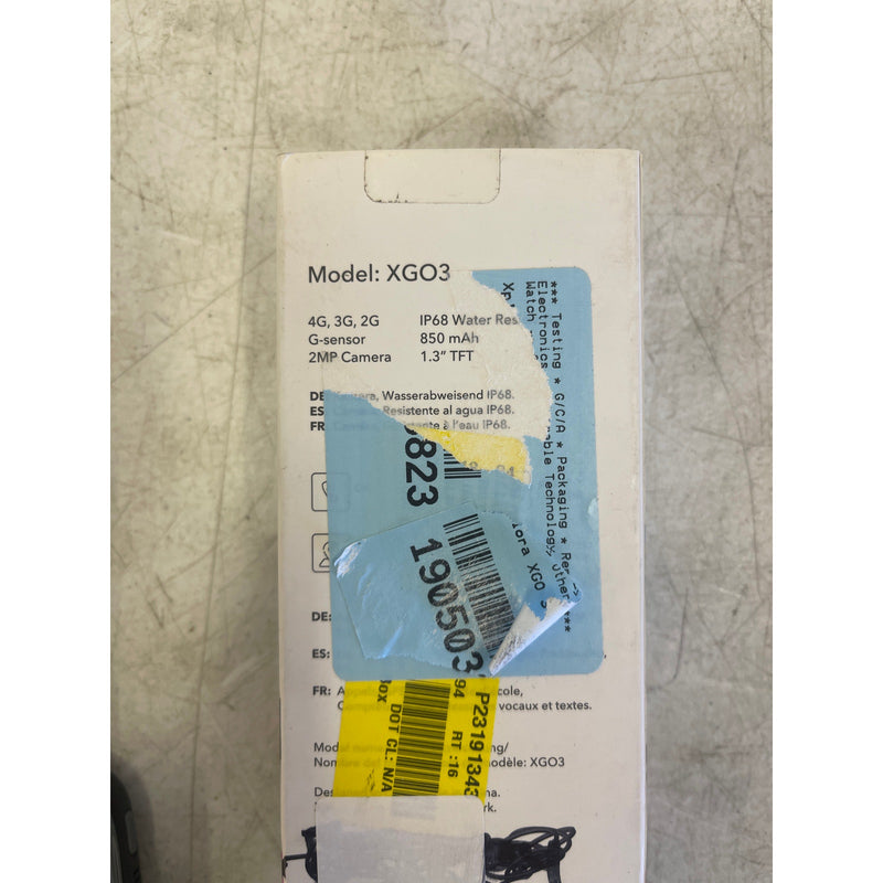 Xplora XGO3 Kids Smart Watch Cell Phone GPS Tracker - Black with SIM Card