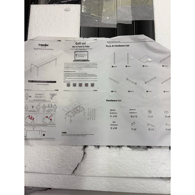 Tribesigns Rectangular Dining Table, 78" 28" x 30" Kitchen Table for 6-8 People