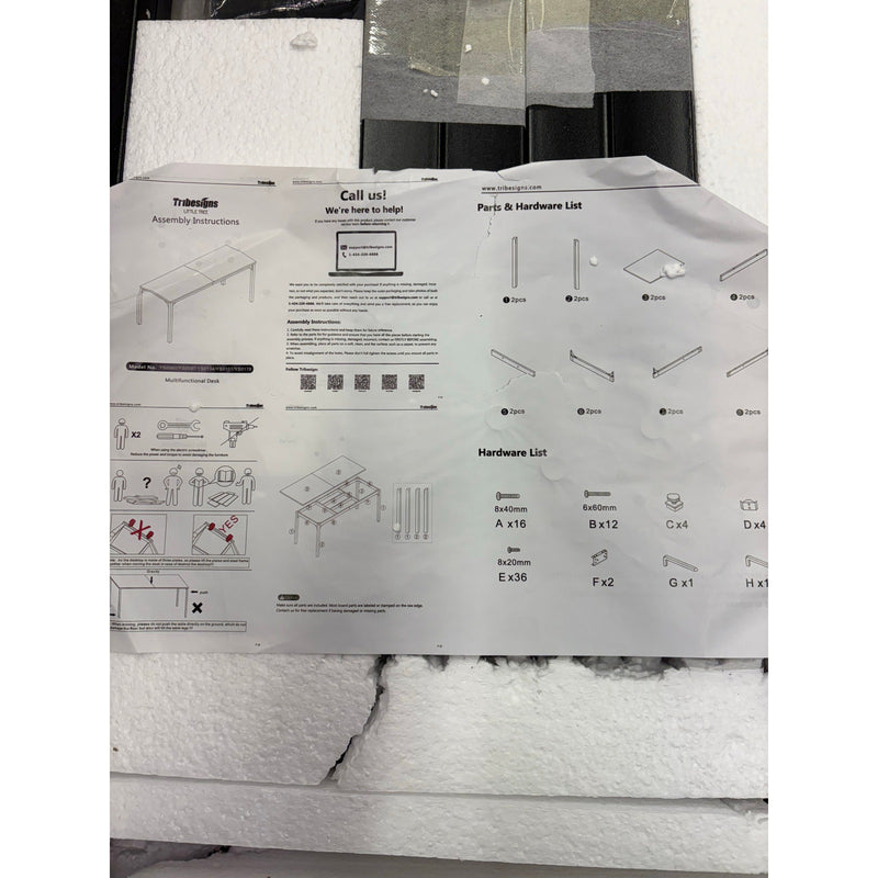 Tribesigns Rectangular Dining Table, 78" 28" x 30" Kitchen Table for 6-8 People