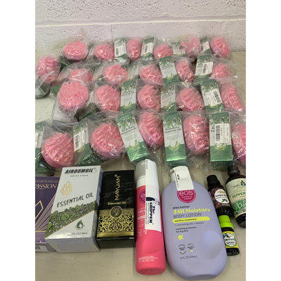 30-PIECE Essential Oil And Body Care Bundle, Shave Gel, Body Lotion, Perfume