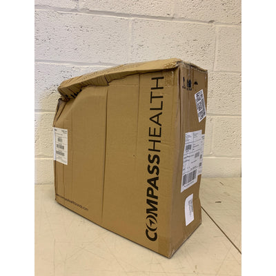 Carex E-Z Lock Raised Toilet Seat with Handles Fits Most Toilets