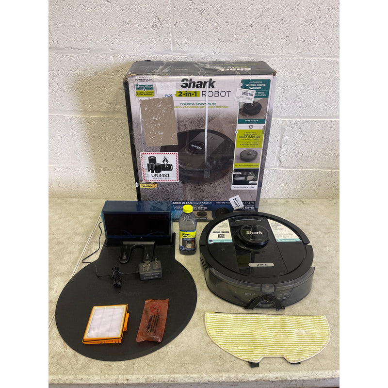 Shark IQ 2in1 Robot Vacuum & Mop with Home Mapping Dual Edge Side Brush - Black