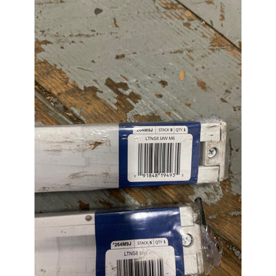 Lot of 4 Lithonia Lighting Track Lighting Sticks 8' Matte White Linear Track