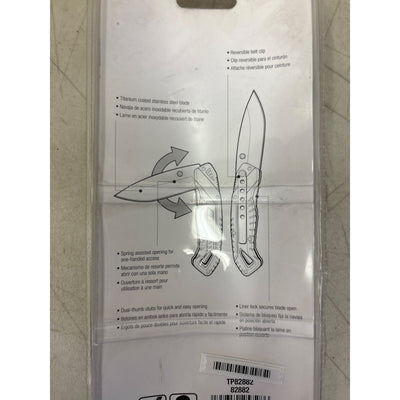 TEQ Correct Professional Folding Pocket Knife Titanium Coated 3.5" Blade TP82882