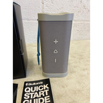 Skullcandy Terrain Large XT Compact Tough Wireless Speaker, Light Grey 10 Hours