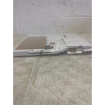 White Magazine File Holders, Sturdy Magazine Organizer Box - 4 Pack