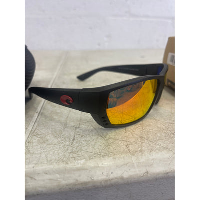 Costa Men's Sunglasses Tuna Alley 580 Polarized Orange Lens with Hard Case/Wipe