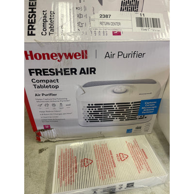 Honeywell Air Purifier Small Room / Office 100sqft Dual Action Air Filter White