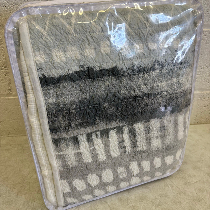 Koolaburra by UGG Thea 3pc Quilt Set Quilt & 2 Shams, Full/Queen - Blue Abstract