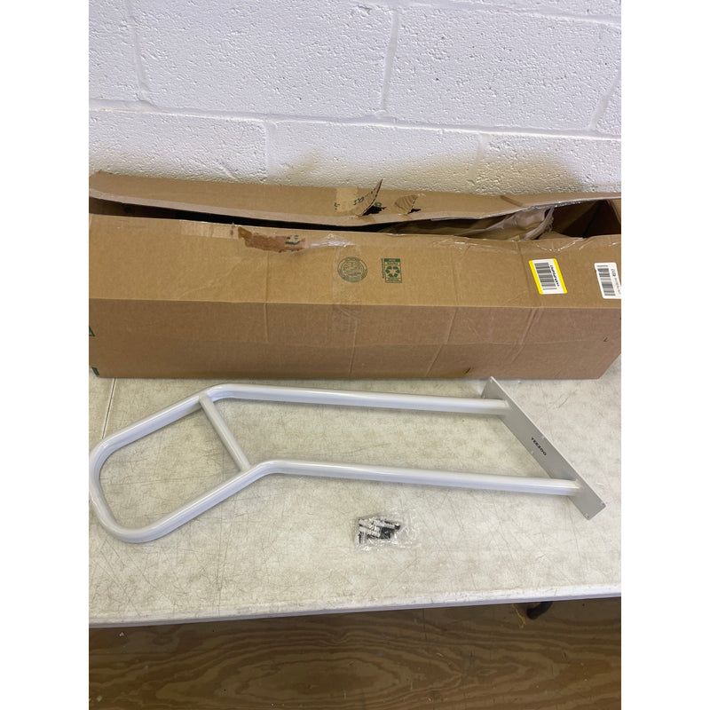 Yeezoo Outdoor Handrail Wall Mount, Garage Railing with Polished White Finished