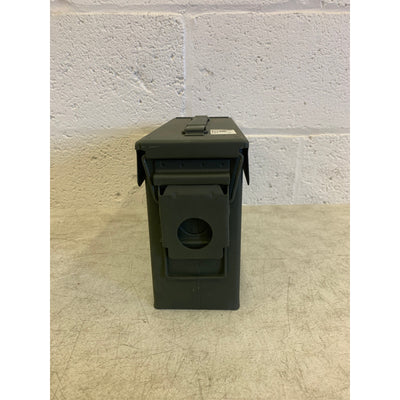 Metal Ammo Storage Box - .30 Cal Green Locking Steel Ammo Can 17 M19A1 Green