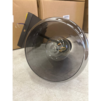 Pack-of-4 Vcozar Glass Wall Lamps, Square Base Modern Black Wall Sconce