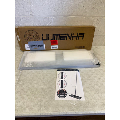 UUMENHA Heavy Duty Lawn Leveling Rake, 30"x 10", 6.5FT Steel Handle