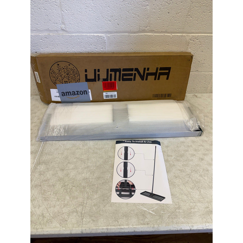 UUMENHA Heavy Duty Lawn Leveling Rake, 30"x 10", 6.5FT Steel Handle