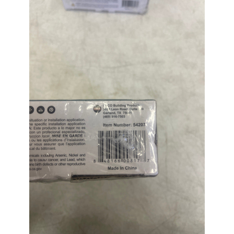 OWT Laredo Sunset Lite 4 in. x 4 in. Bulk Galvanized Steel Elevated Post Base