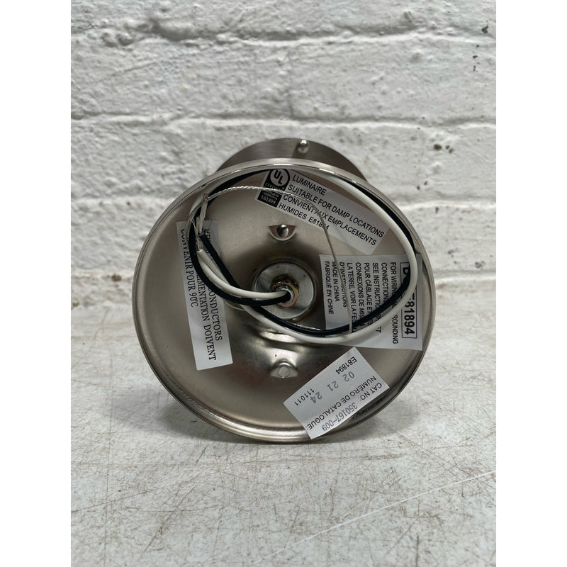 3-Light Semi-Flush Mount Light, Progress Lighting Collection 18" Brushed Nickel