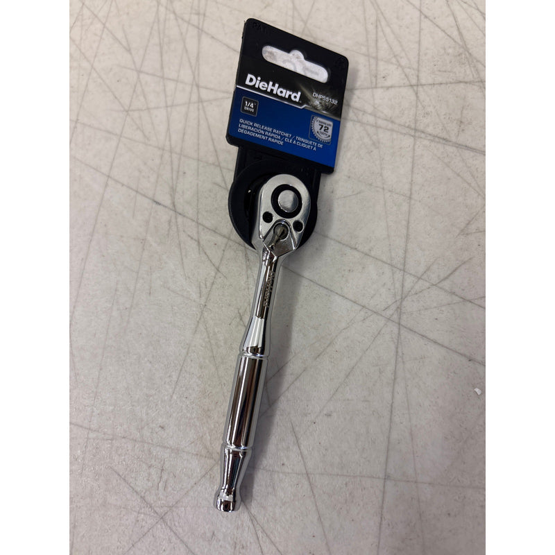 DieHard 1/4" Drive Quick Release Ratchet 72 Tooth 5" Length Hand Tool - DHP55132