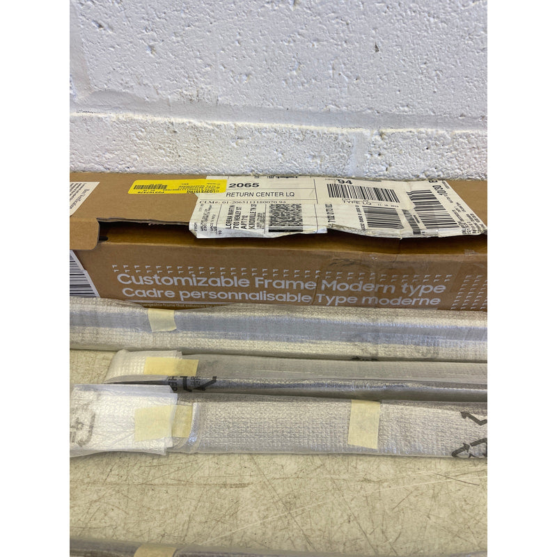 Samsung - 50” The Frame Customizable Bezel - Modern Brown - VG-SCFA50BWBZA