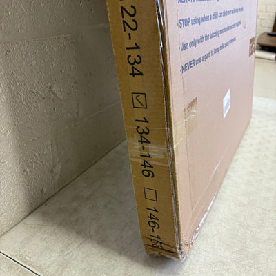 TheyFirst 57" Extra Tall Pet Gate for Doorways, 52.7"-57.4" Auto Close - Black