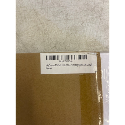 5-PACKS-of-10 SkyDrama Uncut Acid-Free Picture Mat Boards - 16x20 - White