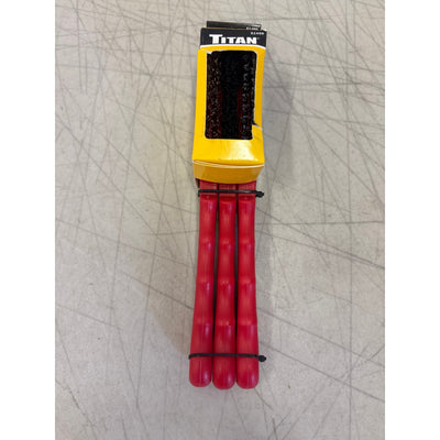 Titan Products 3 Piece Brake Caliper Brush, Stainless Steel, Brass, Soft Plastic