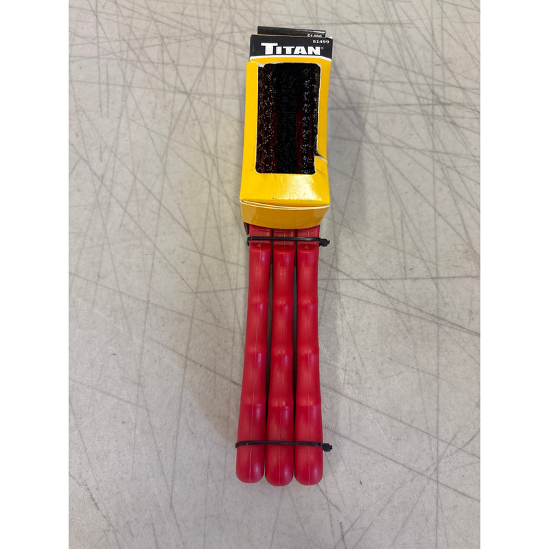 Titan Products 3 Piece Brake Caliper Brush, Stainless Steel, Brass, Soft Plastic