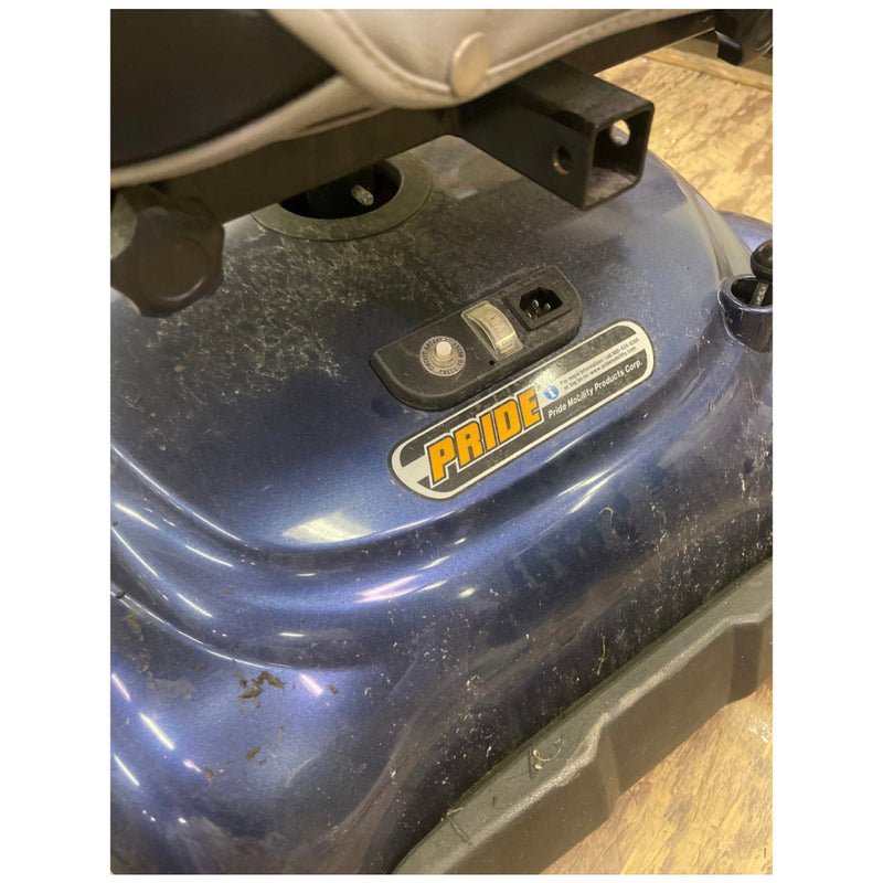 Pride Victory 3 Wheel Electric Scooter with Light & Horn - Blue - SEE DETAILS