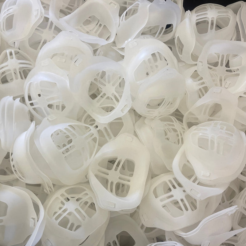 Lot-of-25 Face Cover Inner Support Frame Mask Bracket for Easy Breathing Plastic